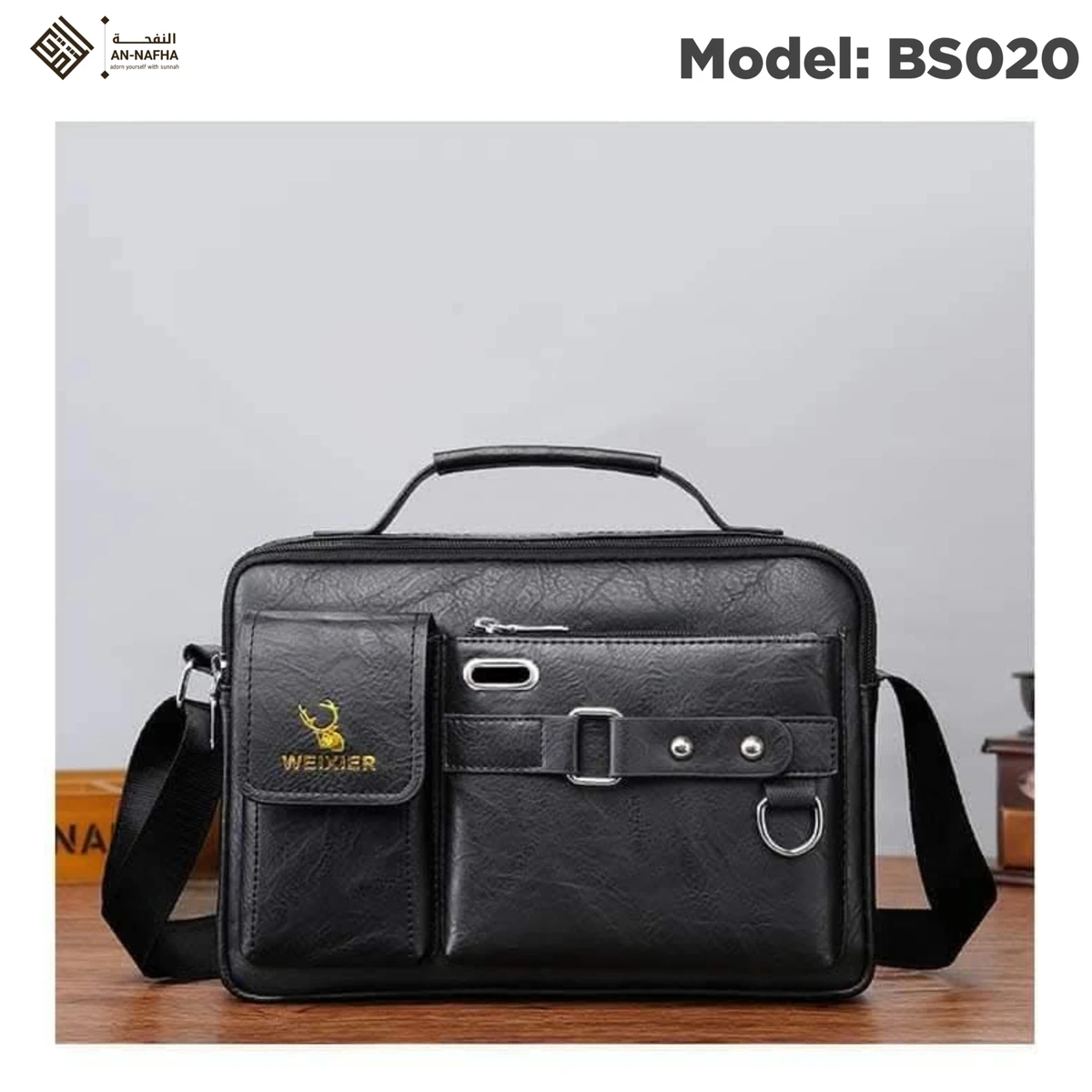 Artificial leather waterproof side bag-BS020